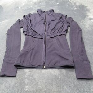 Adidas x Stella McCartney Jacket Womens‎ XS Navy Blue Fleece Full Zip Activewear